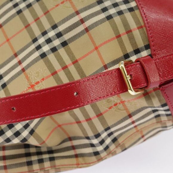 Burberry Nova Check Beige Canvas Backpack Bag (Pre-Owned) - Picture 13 of 16